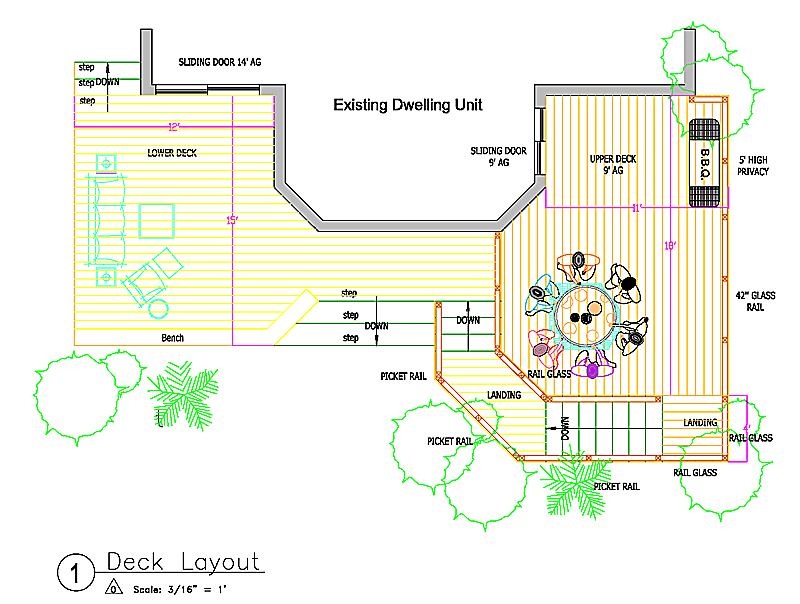 deck drawing
