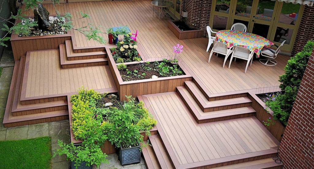 Outdoor deck design