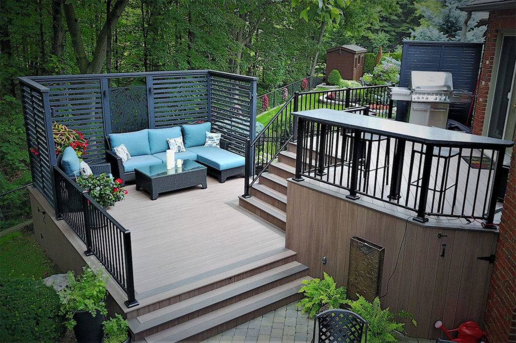 Outdoor deck design