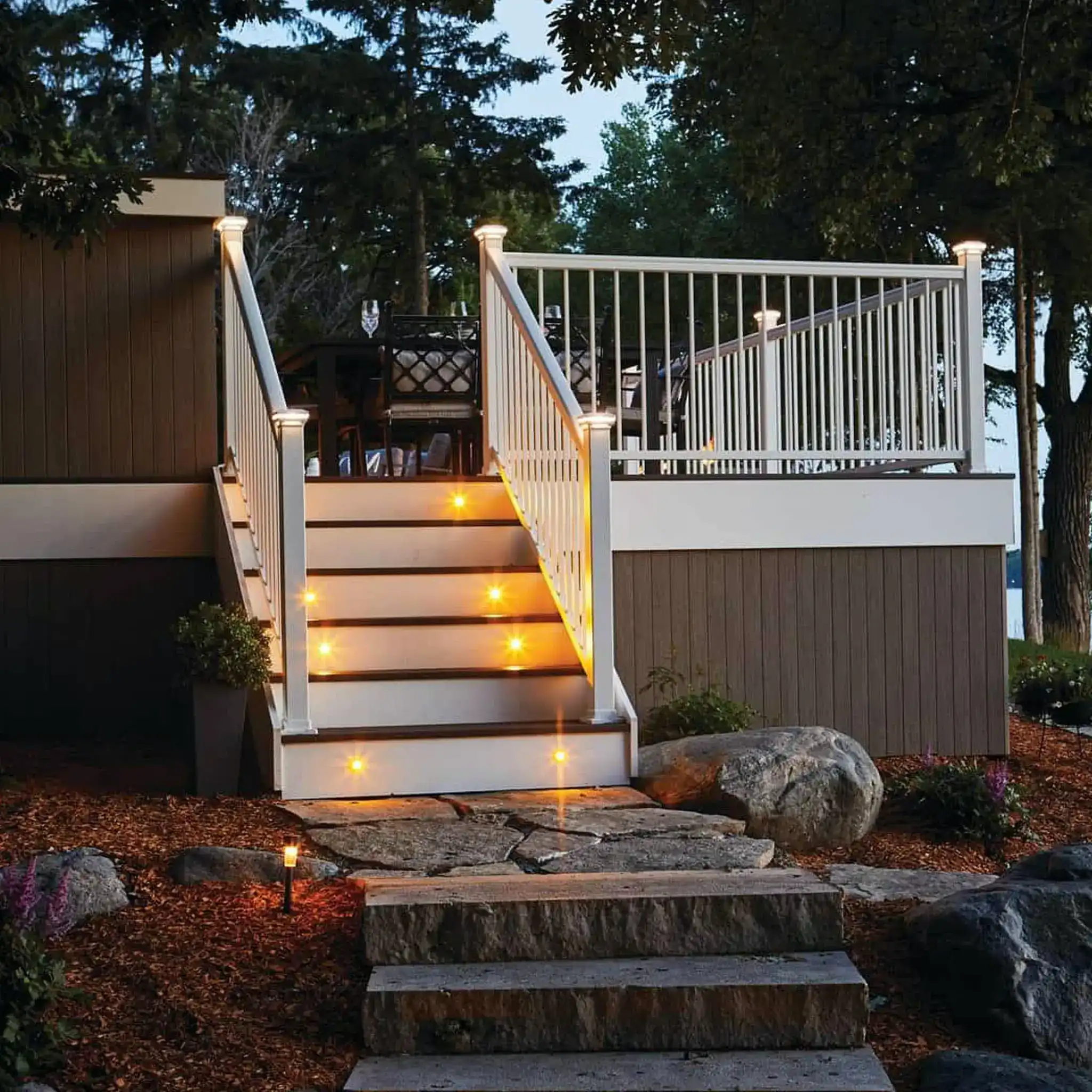 Illuminate Your Deck with TimberTech Deck Lighting