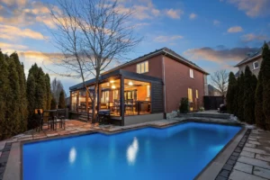 Exterior Back -Twilight Beechtree Cres Oakville