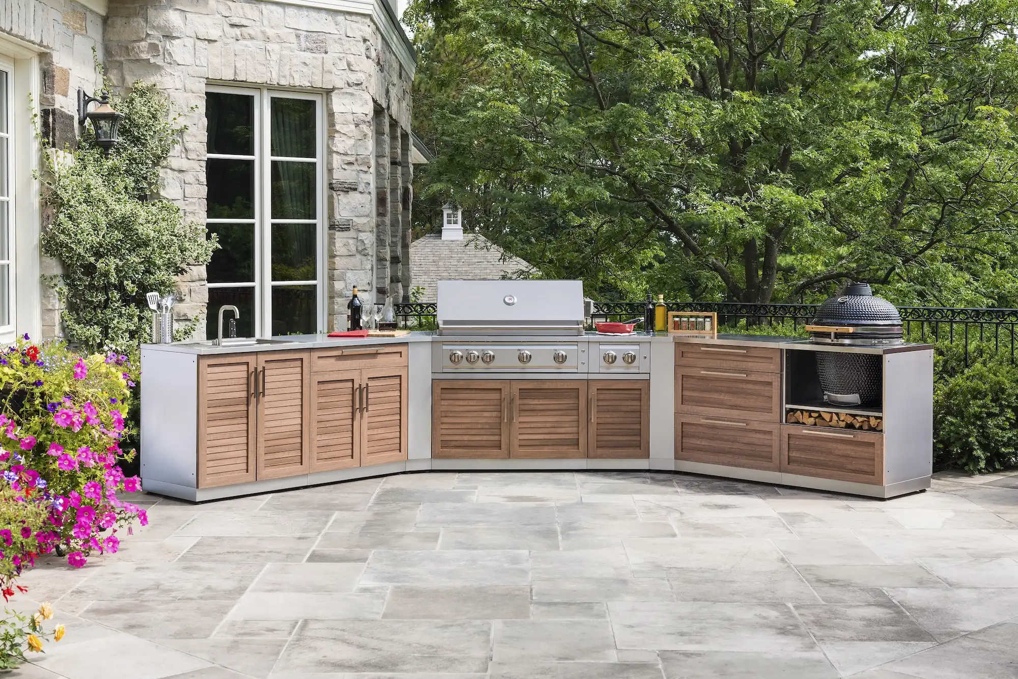 NewAge Classic Series Grove Wood Grain aluminum finish